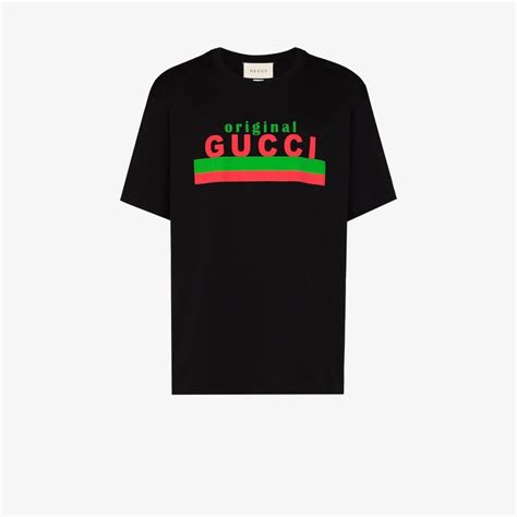 gucci chain print shirt|original gucci t shirt price.